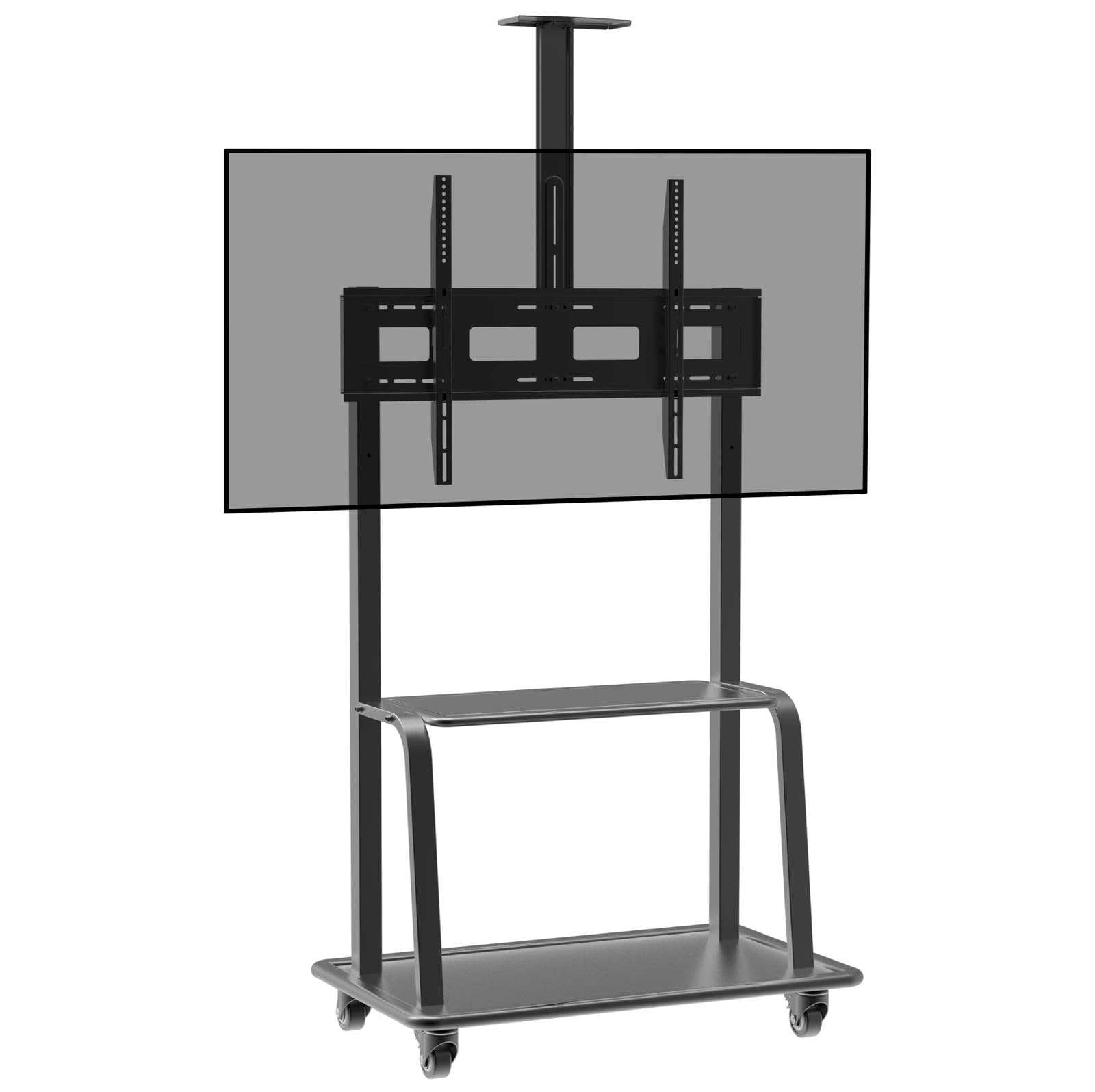 BIG VUE Mobile TV Cart with Wheels for 42