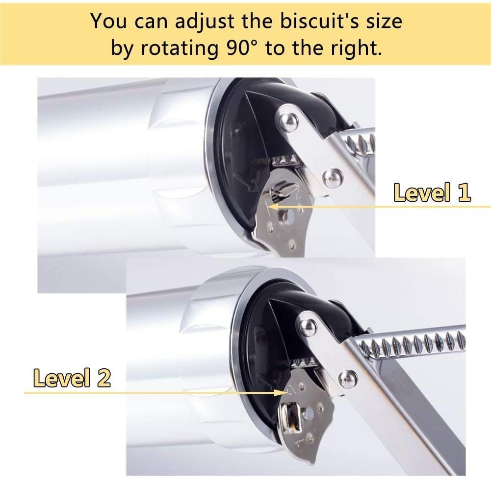 Stainless Steel Cookie Press Gun with 20 Cookie Mold Discs & 4 Piping Nozzles - Spritz Cookie Maker & Icing Decorating Kit for Baking, DIY Biscuits, Cake Decor (Silver) | Perfect for Holiday Cookies, Wedding Desserts & Home Baking Gifts