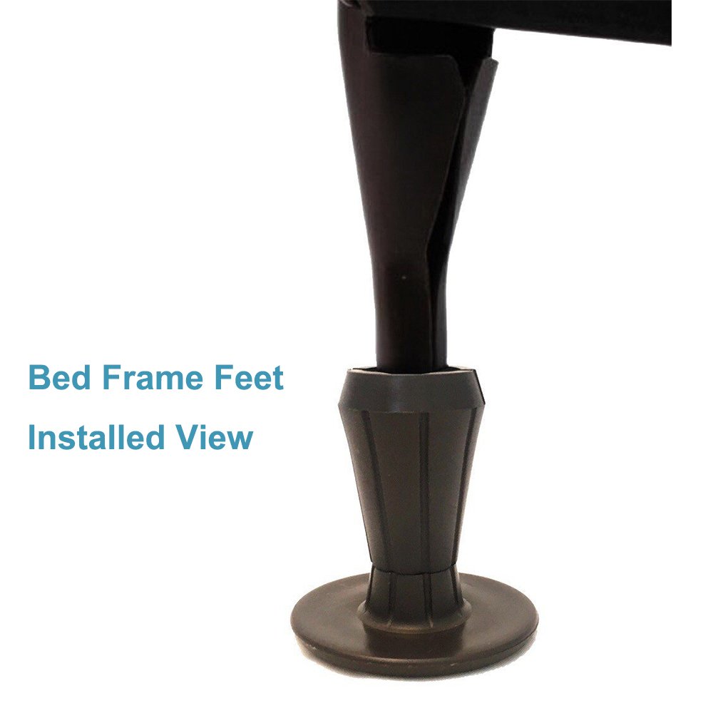Heavy Duty Bed Frame Feet - Set of 6 for Stability & Anti-Slip - Perfect for Home Furniture Replacement