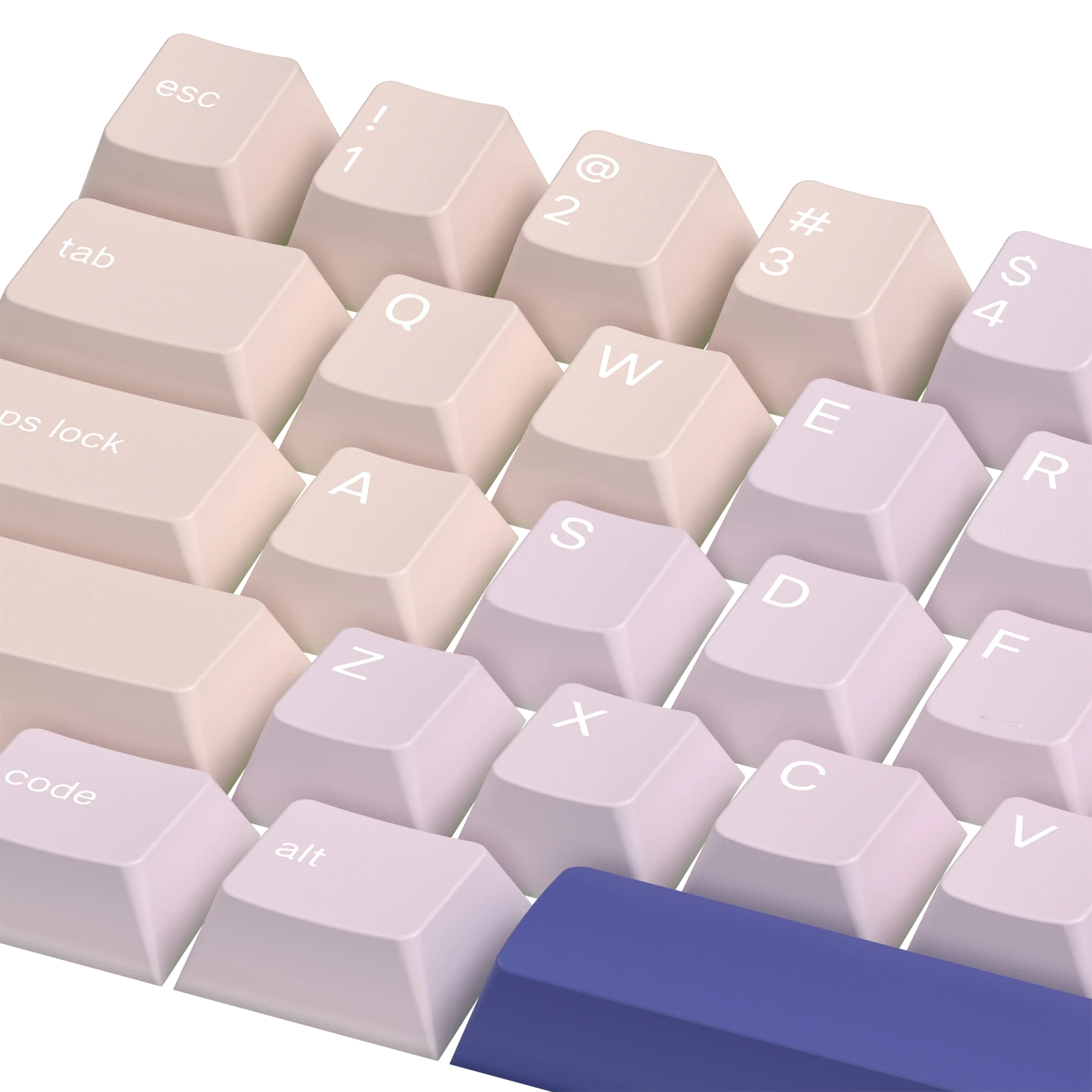 Purple Haze Custom Keycaps for Mechanical Keyboards - Durable PBT Material, Cherry MX Compatible - Perfect for Gaming, Typing & Office Work