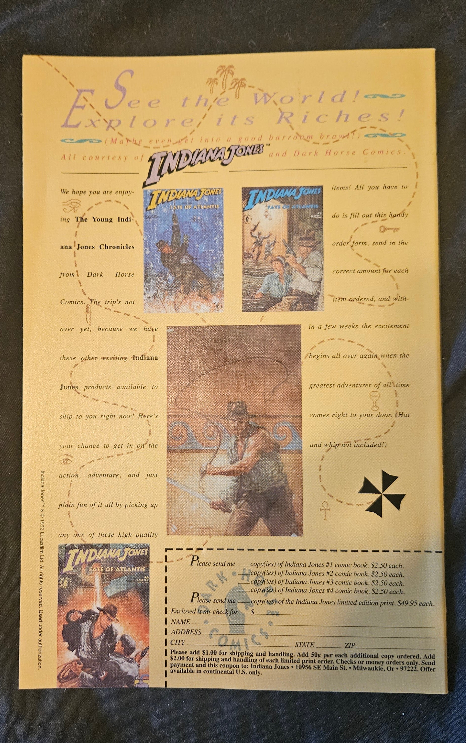 Dark Horse Comics: Indiana Jones #2 - The Further Adventures of Indiana Jones | Action-Packed Graphic Novel for Collectors & Fans | Perfect for Comic Book Enthusiasts & Movie Memorabilia Collectors