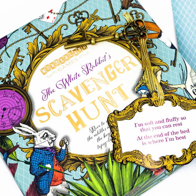 The White Rabbit's Scavenger Hunt - Fun Adventure Game for Kids & Families - Perfect for Birthday Parties, Classroom Activities & Team Building Events