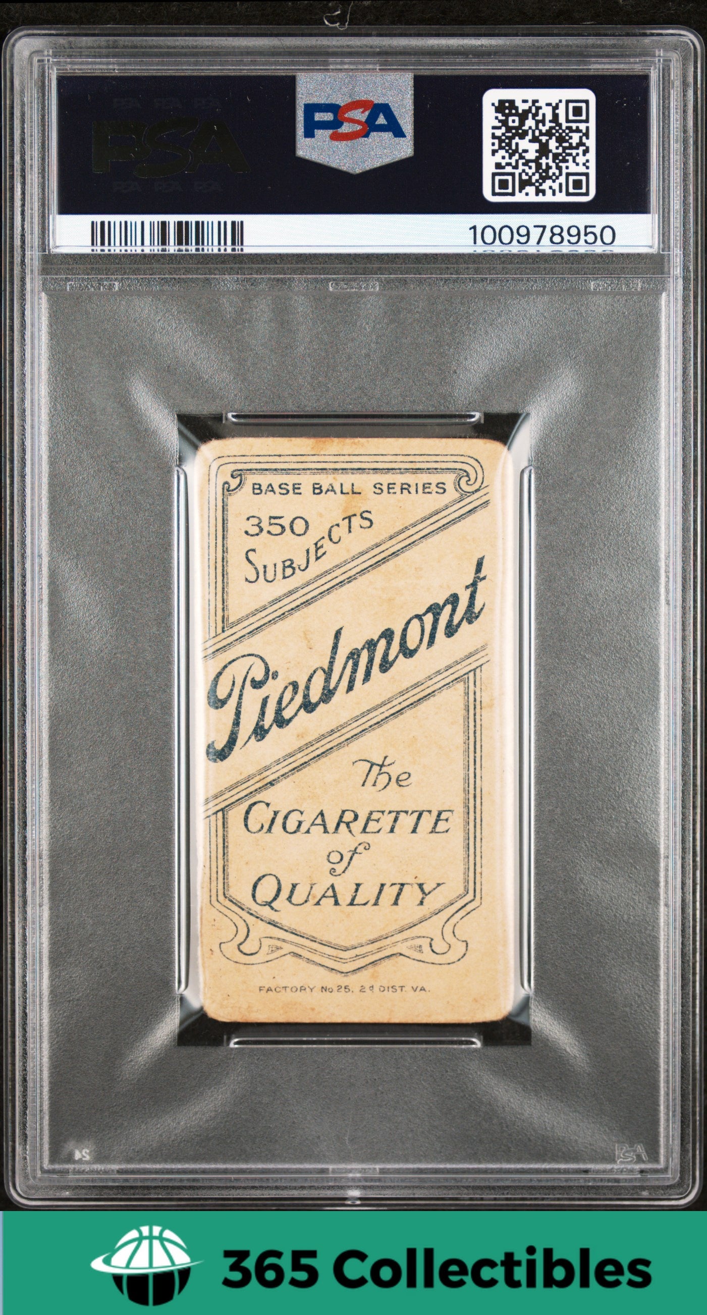 1909 T206 Piedmont 350 Tobacco Card - Jake Pfeister Pfiester Seated PSA 1.5 - Rare Vintage Baseball Collectible for Sports Memorabilia & Card Collectors
