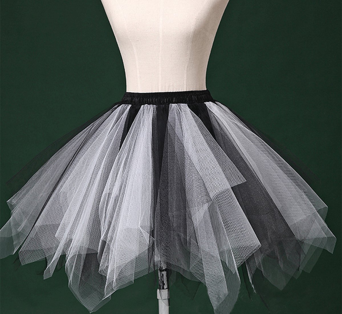 Vintage 1950s Short Tulle Petticoat - Ballet Bubble Tutu Skirt for Women | Retro Swing Dance Costume, Photo Shoot & Party Outfit