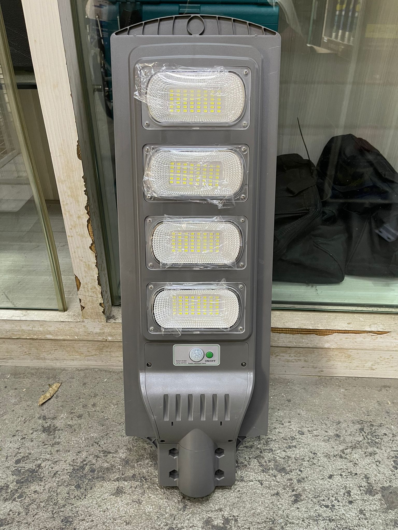 Aiko 120W LED Solar Light Outdoor - Waterproof Solar Powered Lamp for Garden, Yard, Pathway, Patio | High Brightness Solar Panel Lighting for Home & Commercial Use