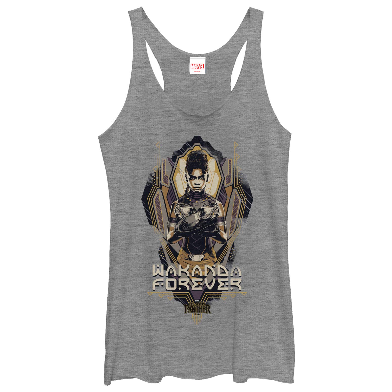 Marvel Shuri Forever Women's Racerback Tank Top - Black Panther Inspired Workout & Casual Wear for Women - Perfect for Gym, Running, Yoga & Everyday Fashion