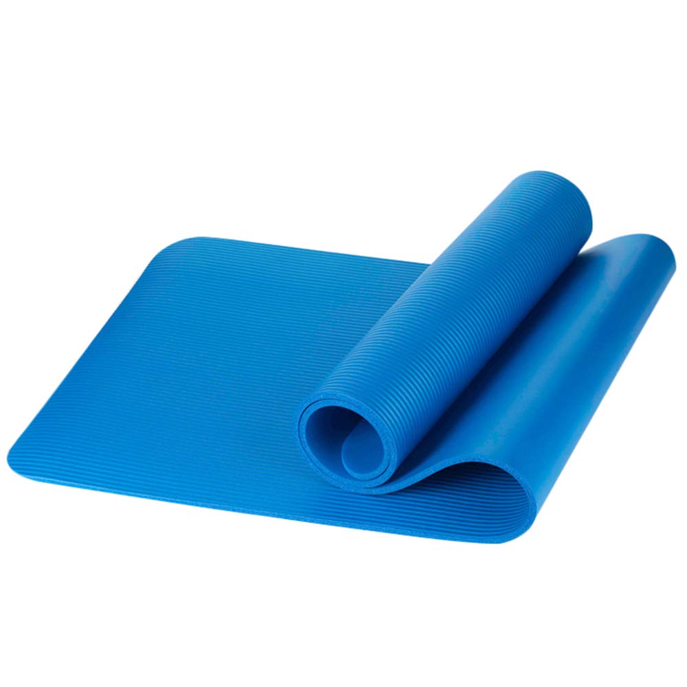 Eco-Friendly Non-Slip Yoga Mat for Kids & Adults - 10mm Thick, Durable, Tasteless, Solid Color - Perfect for Yoga, Pilates, Sit-ups, and Multi-Functional Fitness Exercises at Home or Gym