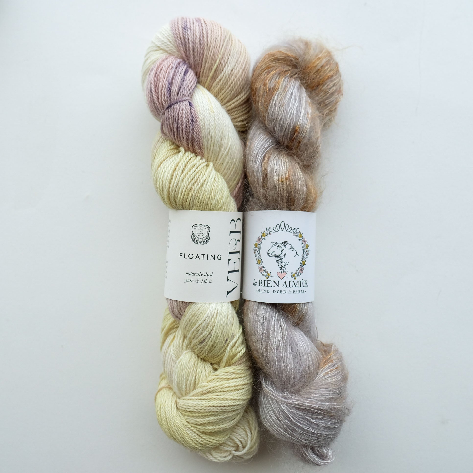 AVFKW x La Bien Aimée x Nadia Crétin Léchenne Simple Bliss Shawl Bundle - Luxury Knitting Yarn for Shawls & Scarves - Perfect for Cozy Winter Wear & Handmade Gifts