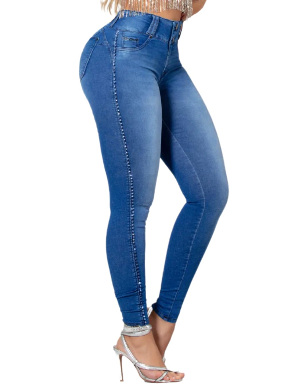 Pit Bull Jeans Women's High Waisted Butt Lifting Jeans - Stretch Denim Pants for Curvy Fit | Perfect for Casual Wear, Night Out & Everyday Comfort
