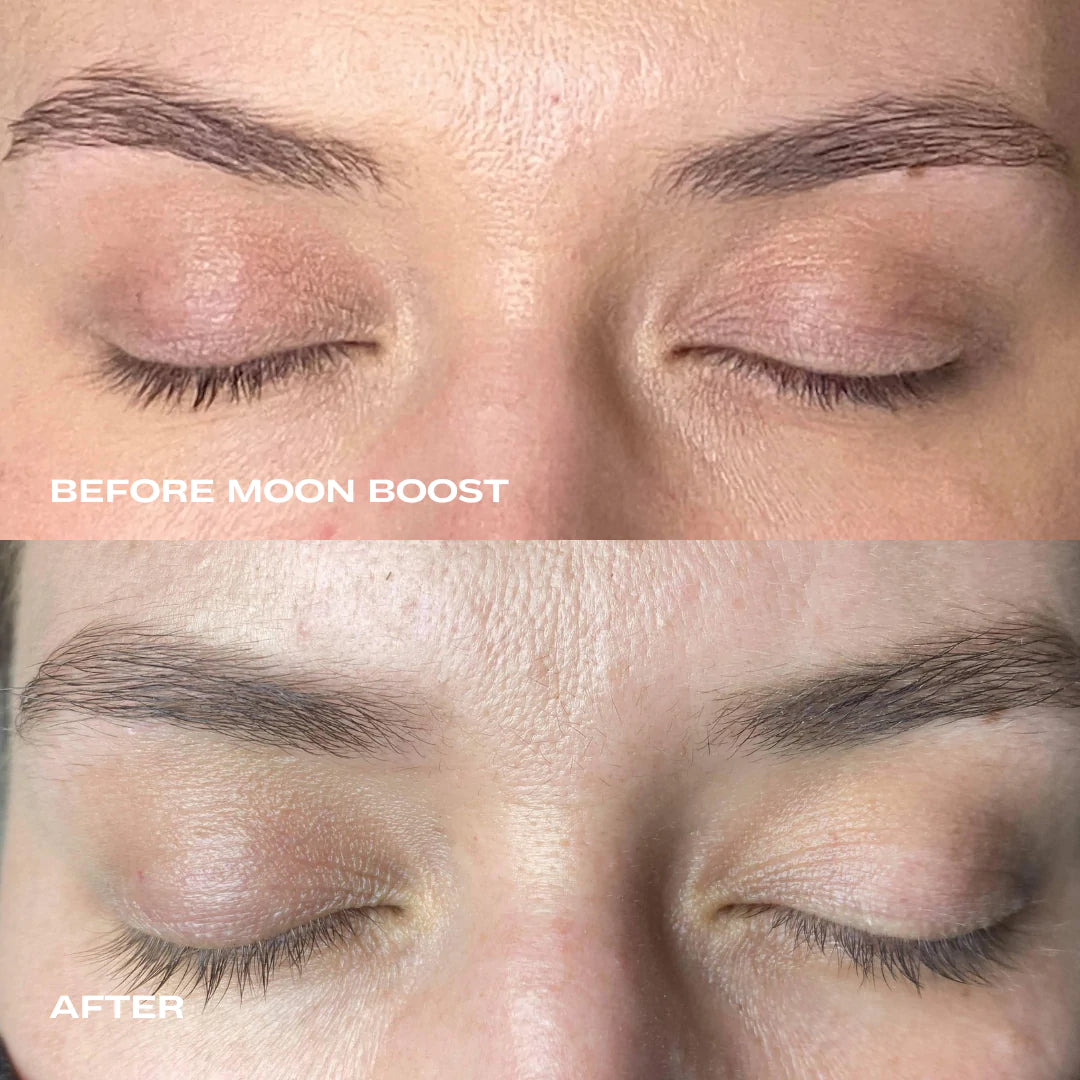 Moon Boost – Lash & Brow Growth Serum for Longer, Thicker Eyelashes & Eyebrows | Natural & Safe Formula for Daily Use at Home or Salon