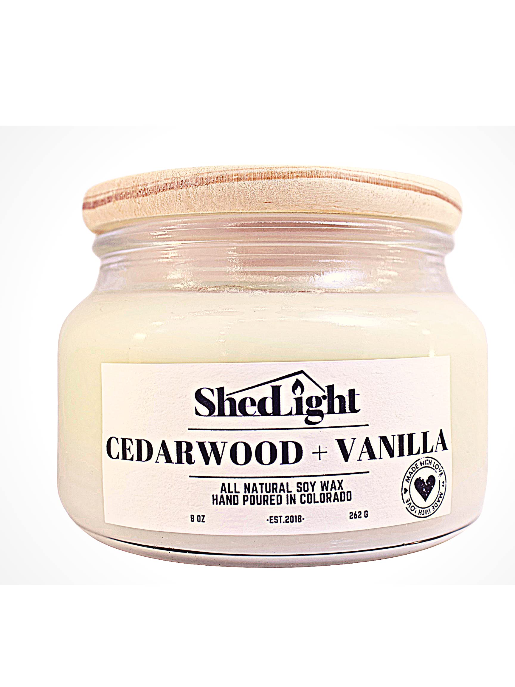 Premium Cedarwood Vanilla Coconut Wax Scented Candle - 16oz Handmade in Colorado | Warm Cashmere Fragrance for Home, Office & Romantic Gifts | Small Batch Artisan Candle with Masculine Vanilla Aroma | Perfect for Relaxation, Meditation & Cozy Evenings