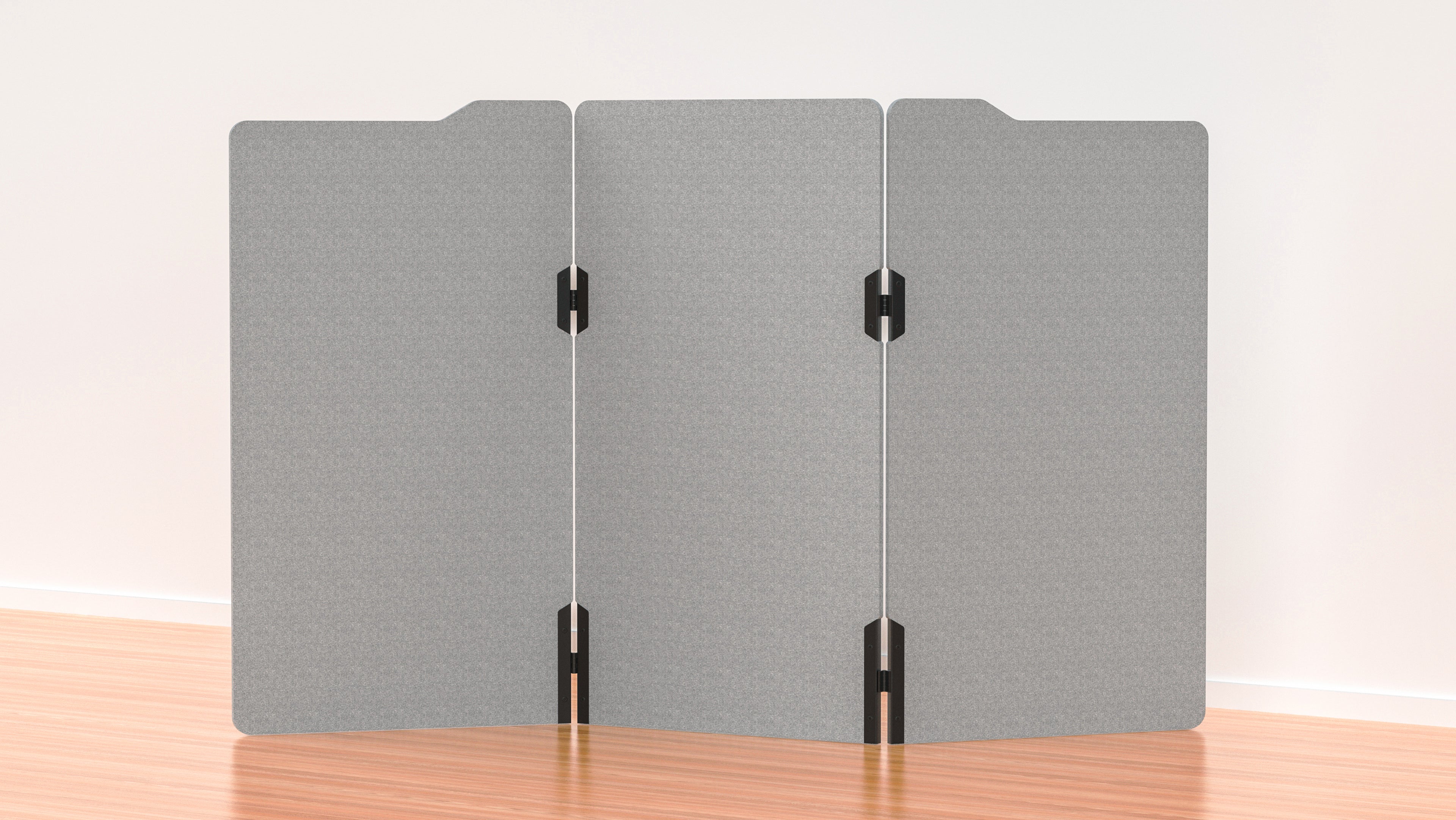 Milford 3-Panel Acoustic Freestanding Room Divider - 1000x1800mm Soundproof Partition Screen for Office, Home & Studio - No Feet Design