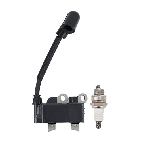 Realman 290178008 Ignition Coil with BM6A Spark Plug - Compatible with Ryobi RY08544, RY08548, RY08574, RY08576 Handheld Blowers, Homelite BM08570 Backpack Blower & Toro 51984-51987, 51954 Blower Vacuum - Perfect for Lawn Maintenance & Leaf Blowing