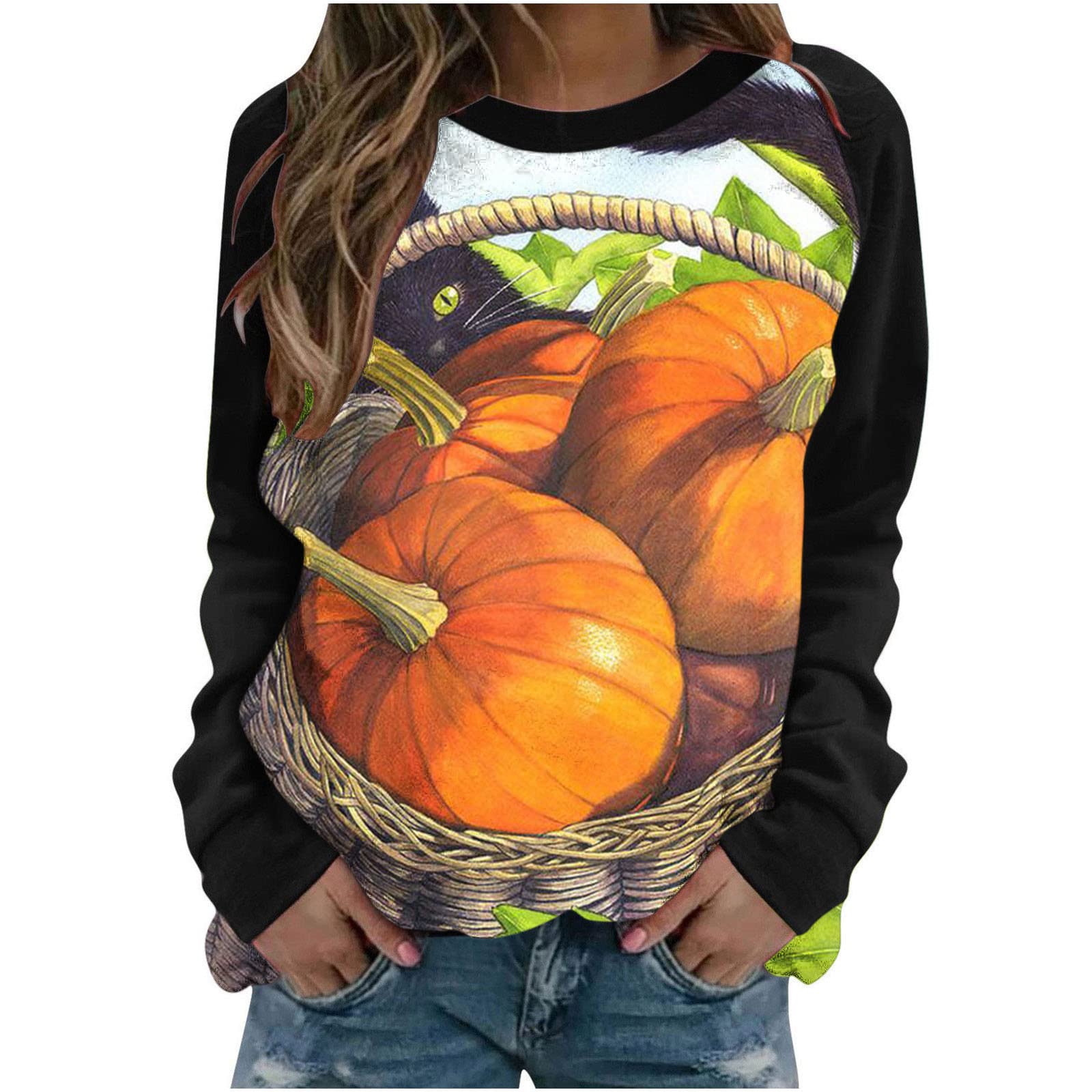 Women's Cool Graphic Long Sleeve T-Shirts - Loose Fit Casual Sweatshirt Tops for Ladies | Perfect for Everyday Wear, Street Style & Layering Outfits