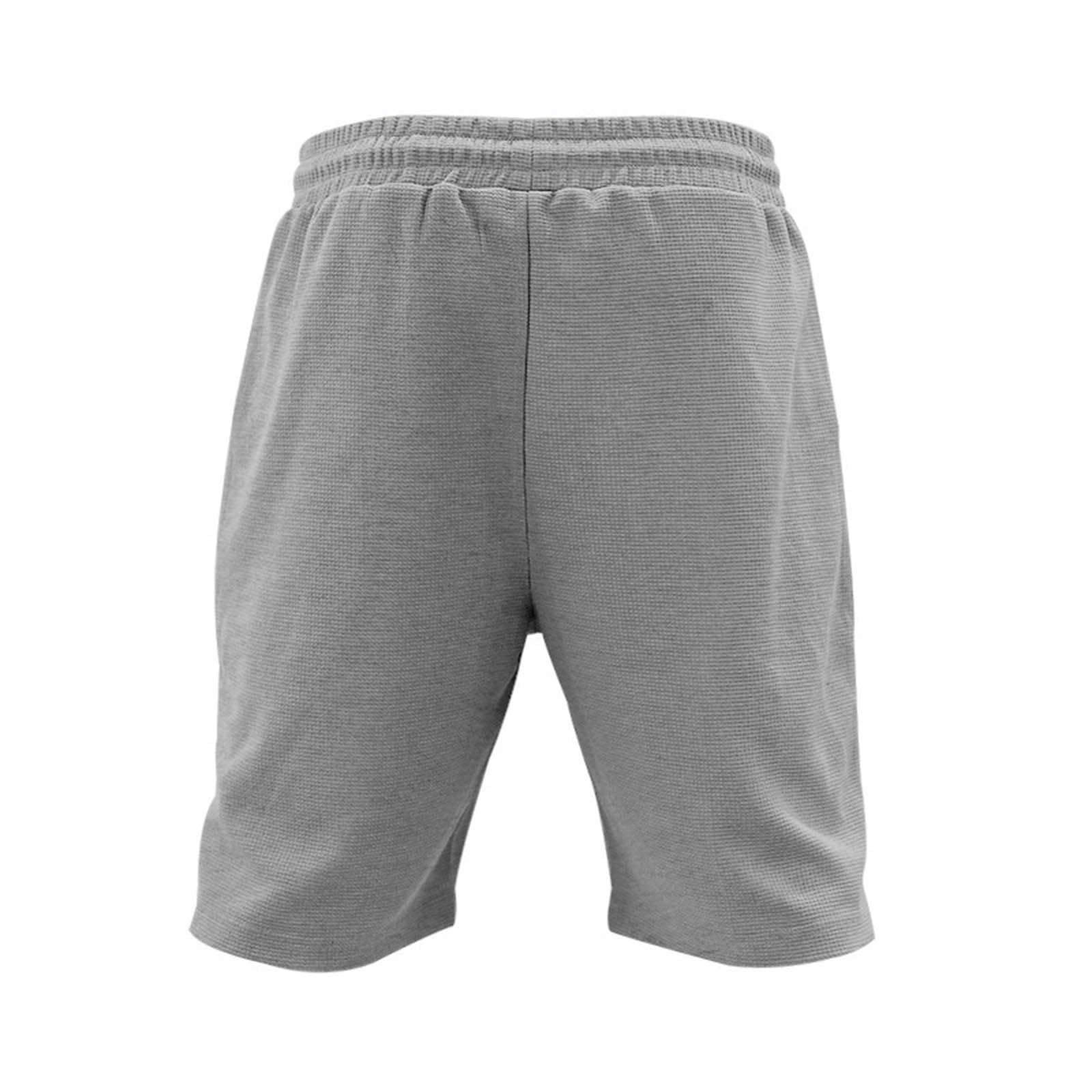 Men's Waffle Knit Henley Shirt & Shorts Set - 2 Piece Summer Outfit for Sports, Beach & Casual Wear with Pockets | Breathable Comfort for Gym, Vacation & Everyday Use