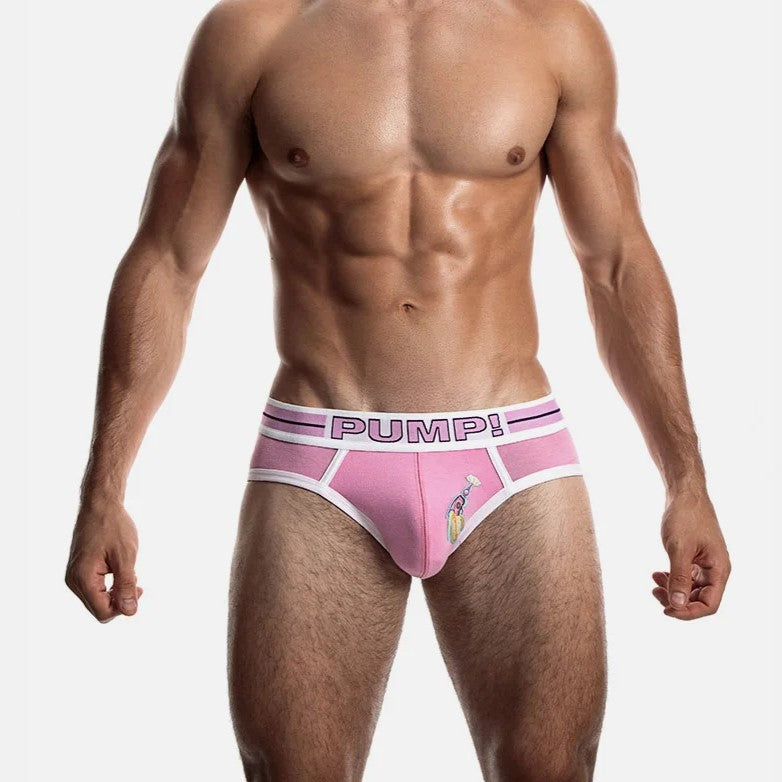 PUMP! Space Candy Brief Pink - Soft & Comfortable Women's Underwear for Everyday Wear - Perfect for Workout, Lounge & Sleep