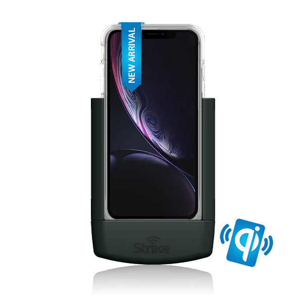 iPhone XR Wireless Charging Car Mount Holder with Shockproof Case - Perfect for Safe Driving & Hands-Free Navigation