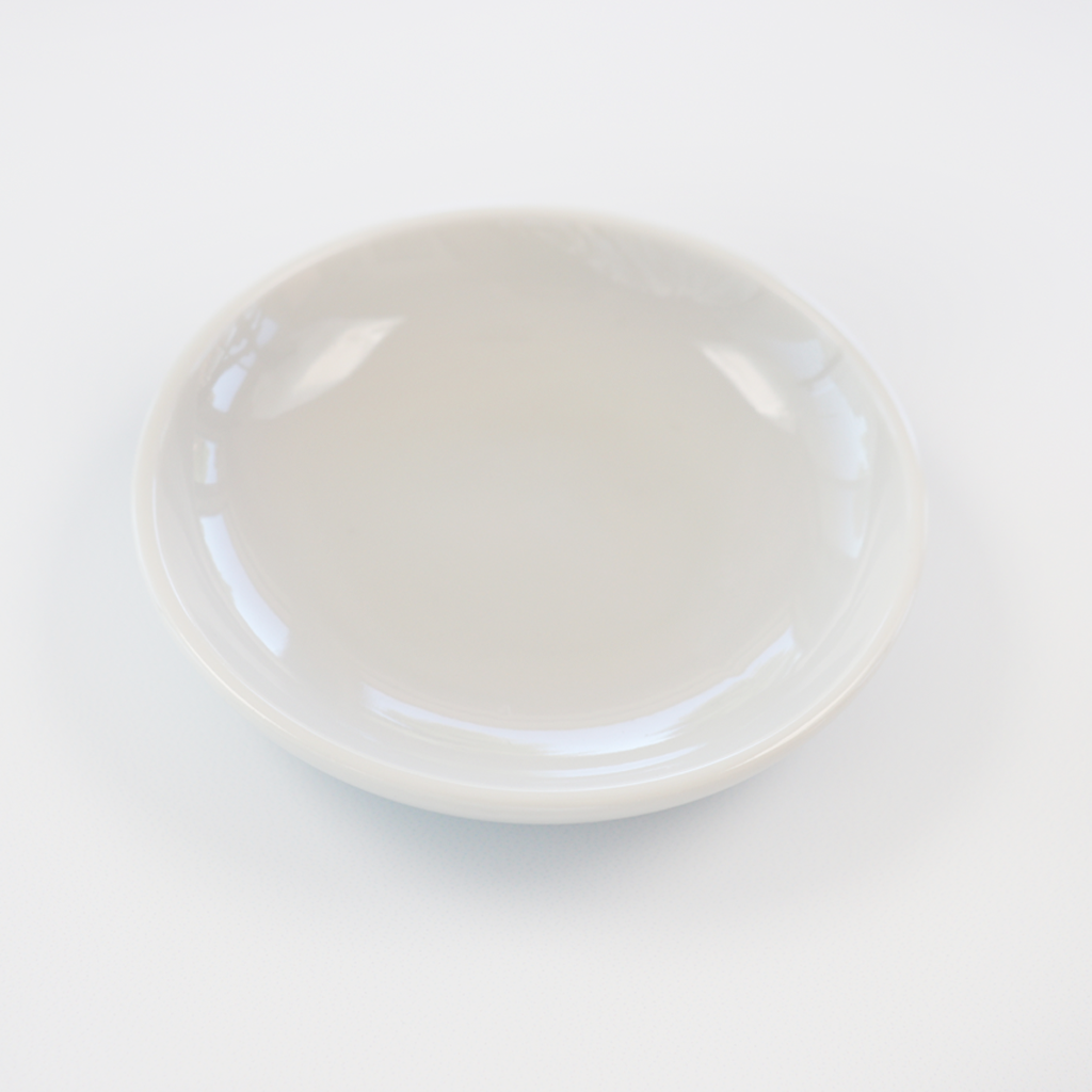 Elegant White Porcelain Saucer 3.5 Inch Diameter - Premium Tea Cup Coaster, Dessert Plate (WCW210) - Perfect for Afternoon Tea, Coffee Break & Cake Serving