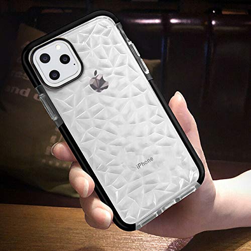 Premium Shockproof Luxury TPU Case for iPhone 11 Pro MAX/11 Pro/11 - Slim Protective Cover with Soft Back (Black, 5.8