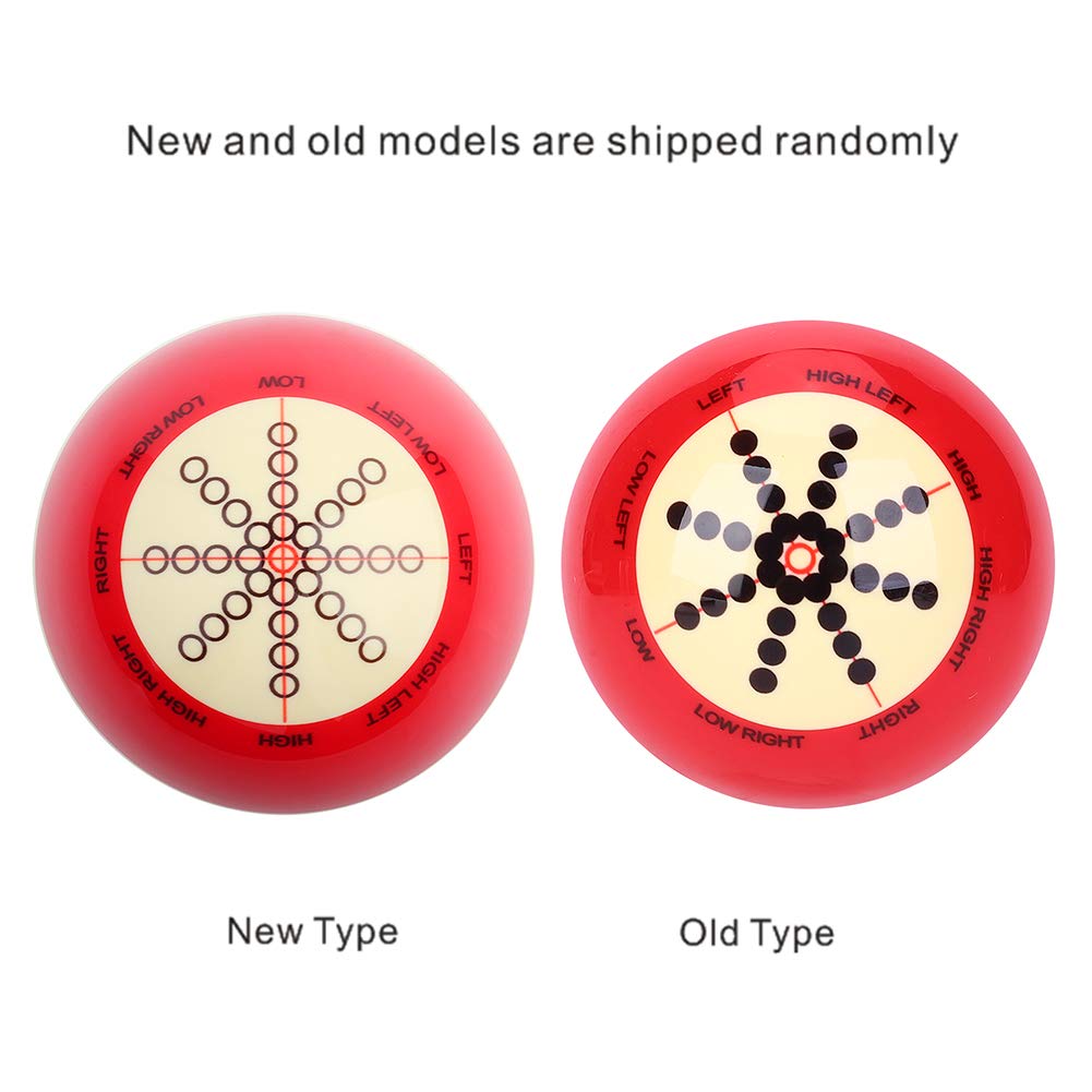 Keenso Standard Pool Cue Ball with Lines & Dots - Professional Billiard Training Accessory for American 8-Ball - Perfect for Home Practice, Bar Games & Pool Hall Training