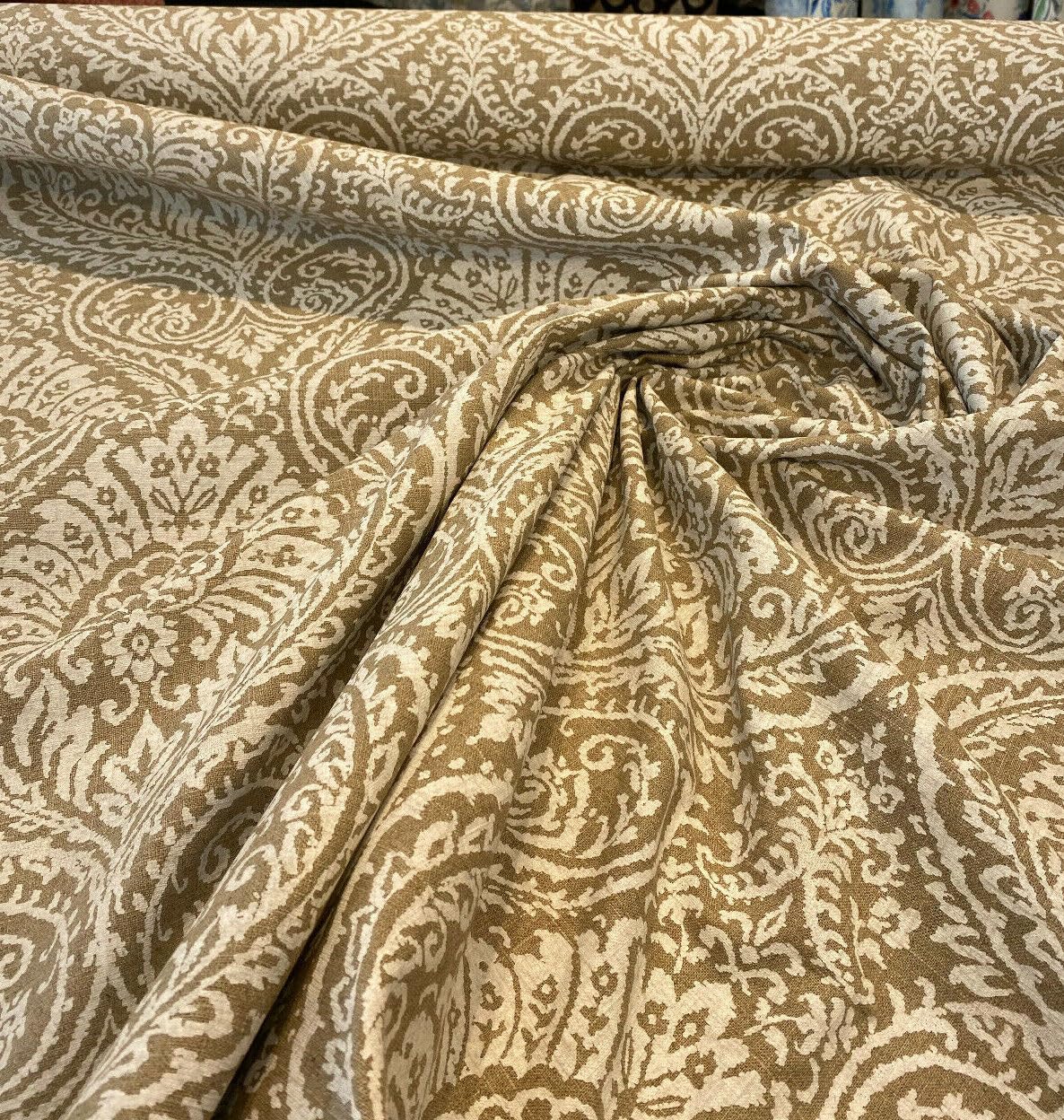 Waverly High Note Chalk White Linen Fabric by The Yard - Premium Cotton Linen Blend for Upholstery, Curtains & Home Decor
