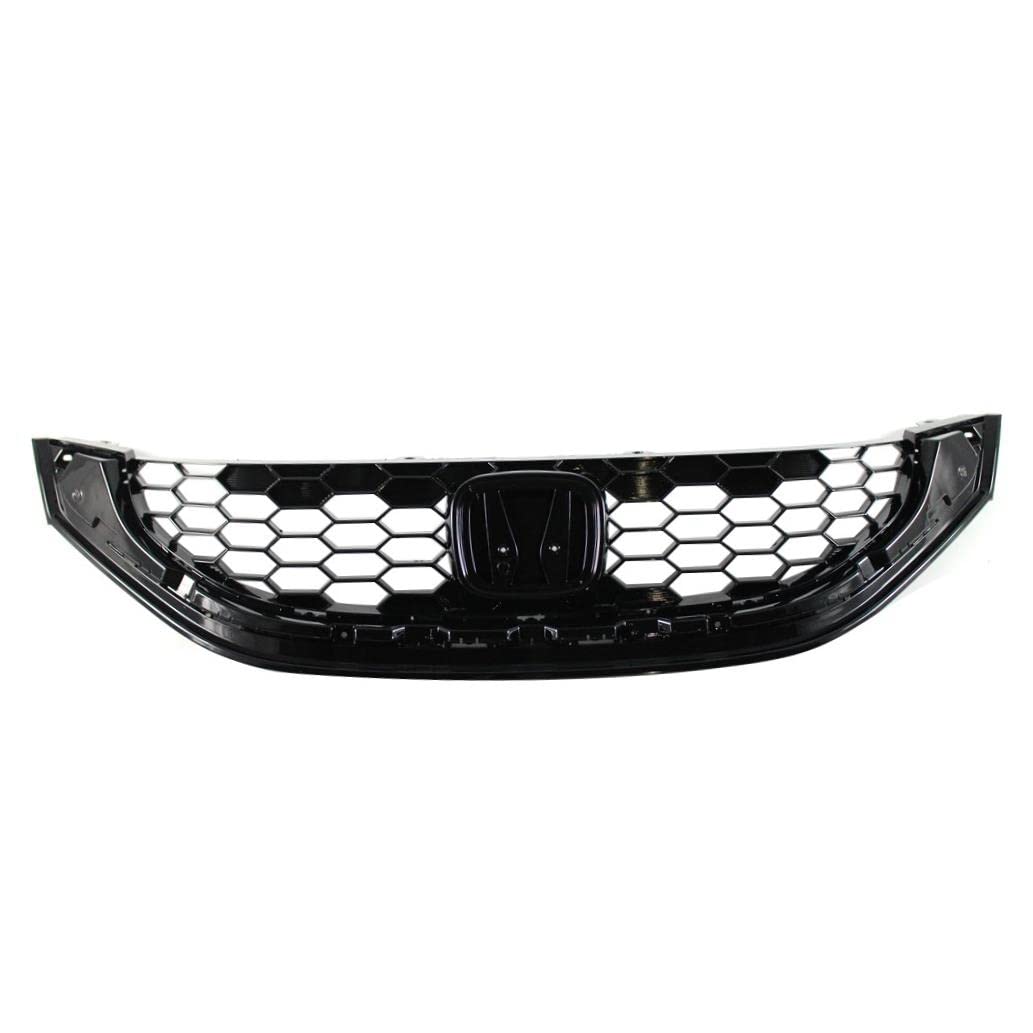 Perfit Liner Front Textured Black Grille Replacement for Honda Civic Si 71121TR3A11 HO1200218 - Perfect Upgrade for Car Enthusiasts & DIY Projects