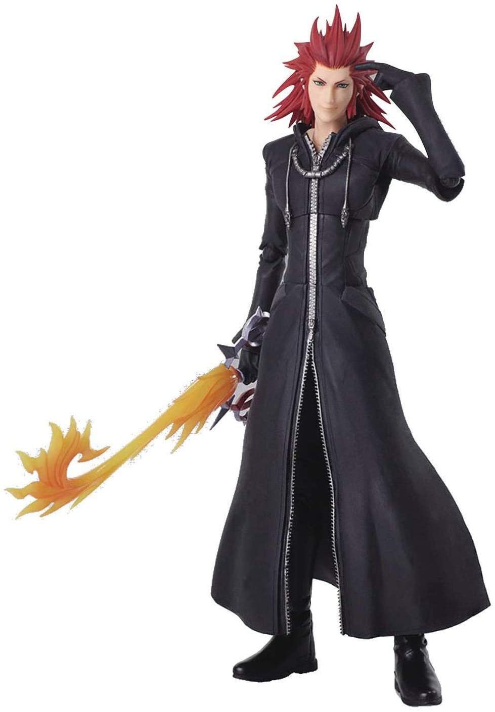 Bring Arts Kingdom Hearts III Axel Action Figure by Square Enix - Collectible Anime Character Model for Display & Gaming Fans