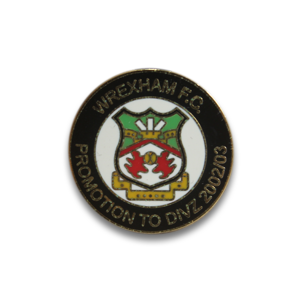 Wrexham AFC Vintage Pin Badge - Collectible Football Club Memorabilia for Fans & Supporters - Perfect for Jerseys, Hats & Backpacks