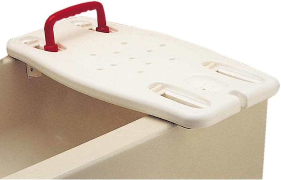 Portable Shower Bench - Lightweight Adjustable Bath Seat for Elderly & Disabled - Non-Slip Shower Chair with Backrest - Perfect for Bathroom Safety & Mobility Assistance