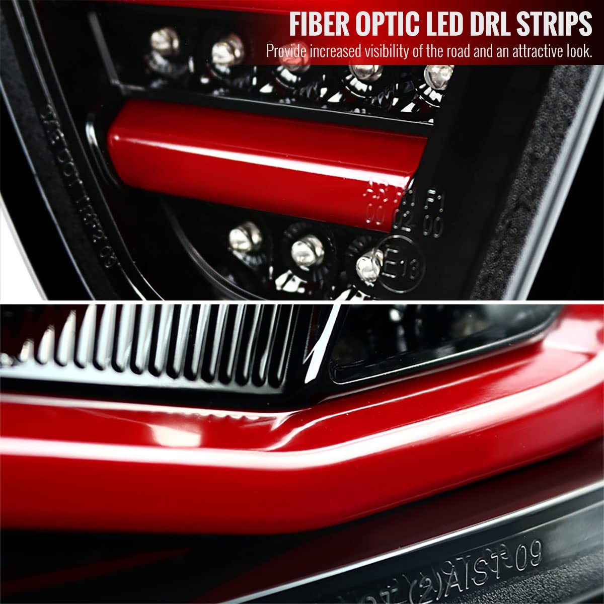 BMW E90 3 Series Sedan LED Tail Lights (2005-2008) - Pearl Black Brake Lamps for Enhanced Visibility & Style | Perfect for Night Driving & Car Customization
