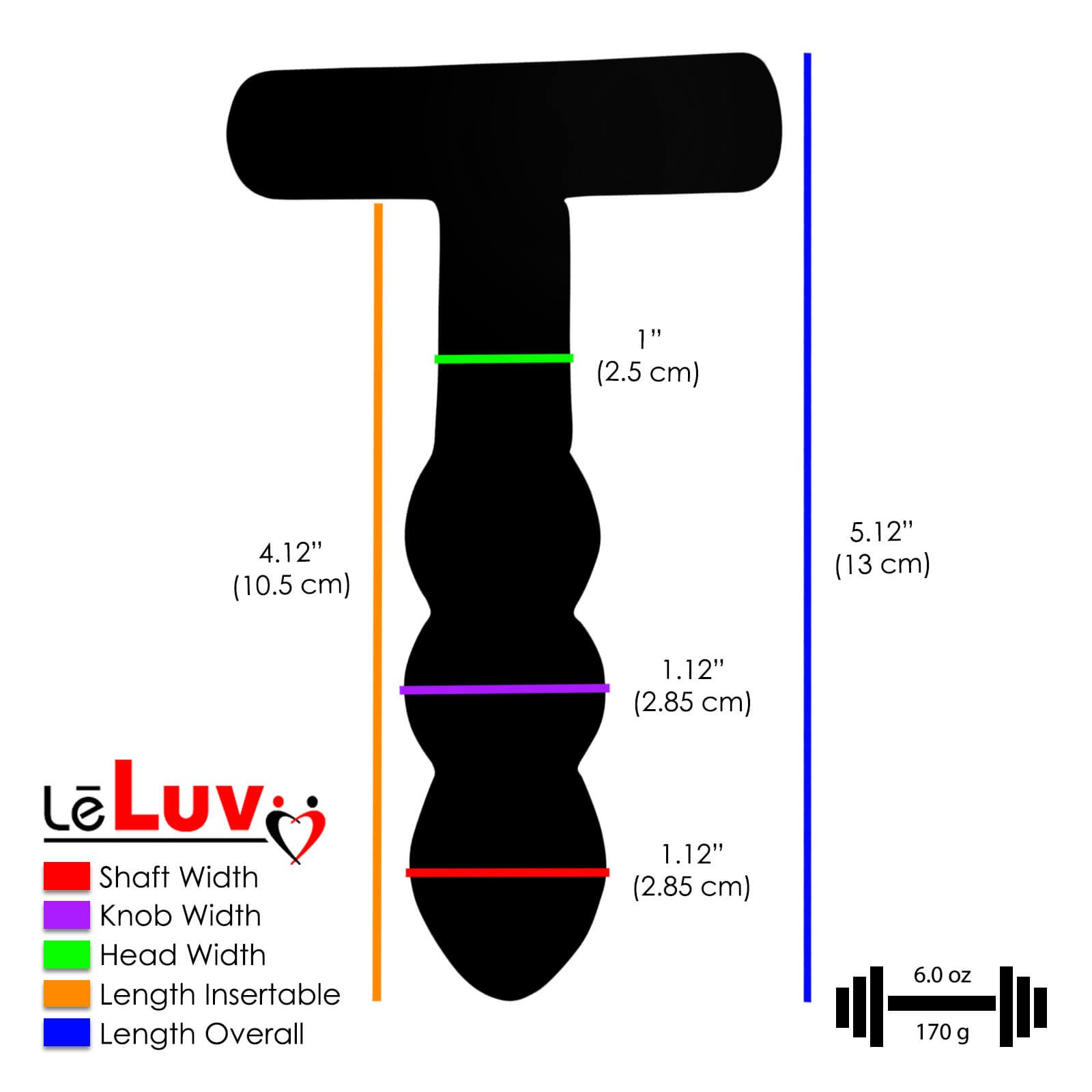 Premium LELUV Deluxe Glass Dildo & Butt Plug Set - 5 Piece BDSM Sex Toy Kit with Luxury Padded Storage Pouches (Pink) for Couples Play, Solo Exploration & Sensual Massage