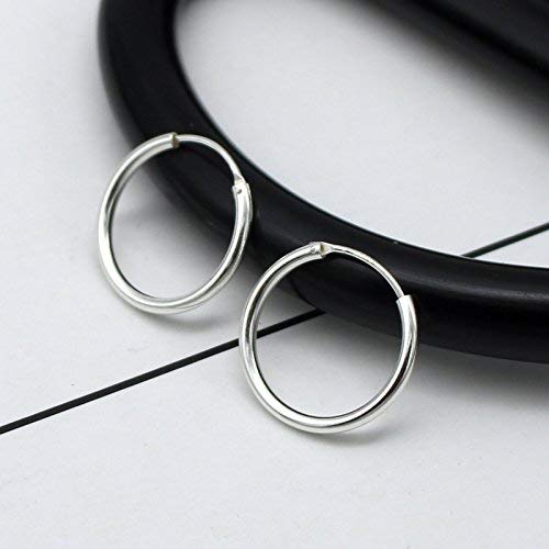 EPIRORA 925 Sterling Silver Hoop Earrings for Women & Men - 3 Pairs Small Cartilage, Tragus, Nose & Lip Rings | Hypoallergenic Jewelry Set for Everyday Wear, Gifts & Piercing Accessories