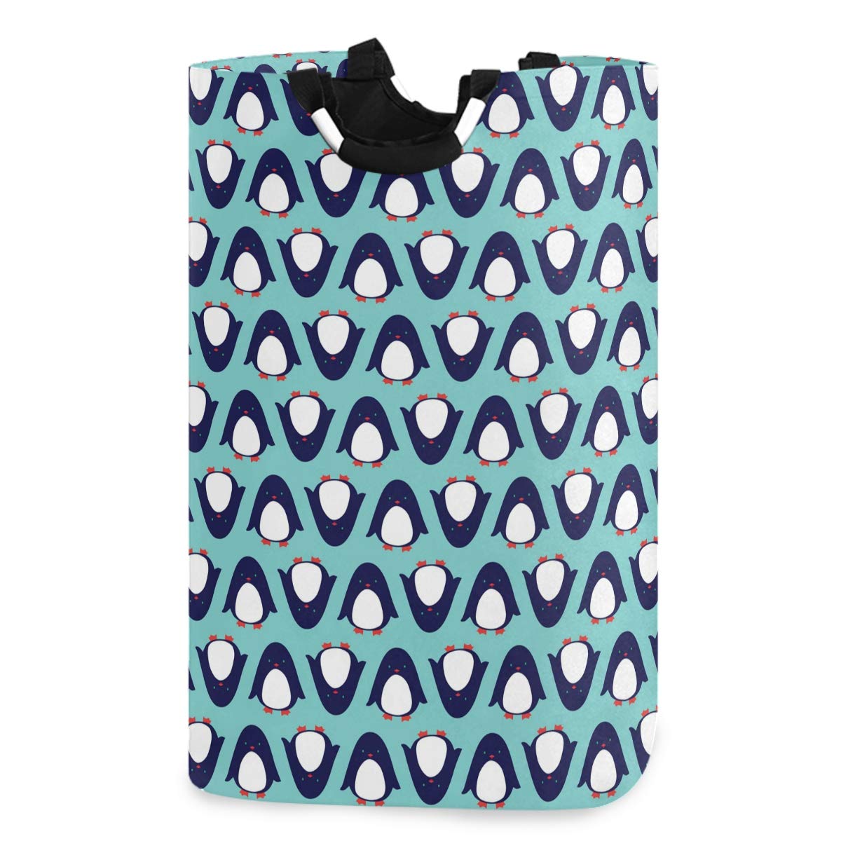 CaTaKu Cute Penguin Laundry Hamper - Large Waterproof Laundry Basket with Handles for Home, Dorm & Laundry Room - Perfect for Kids' Room Decor & Toy Storage