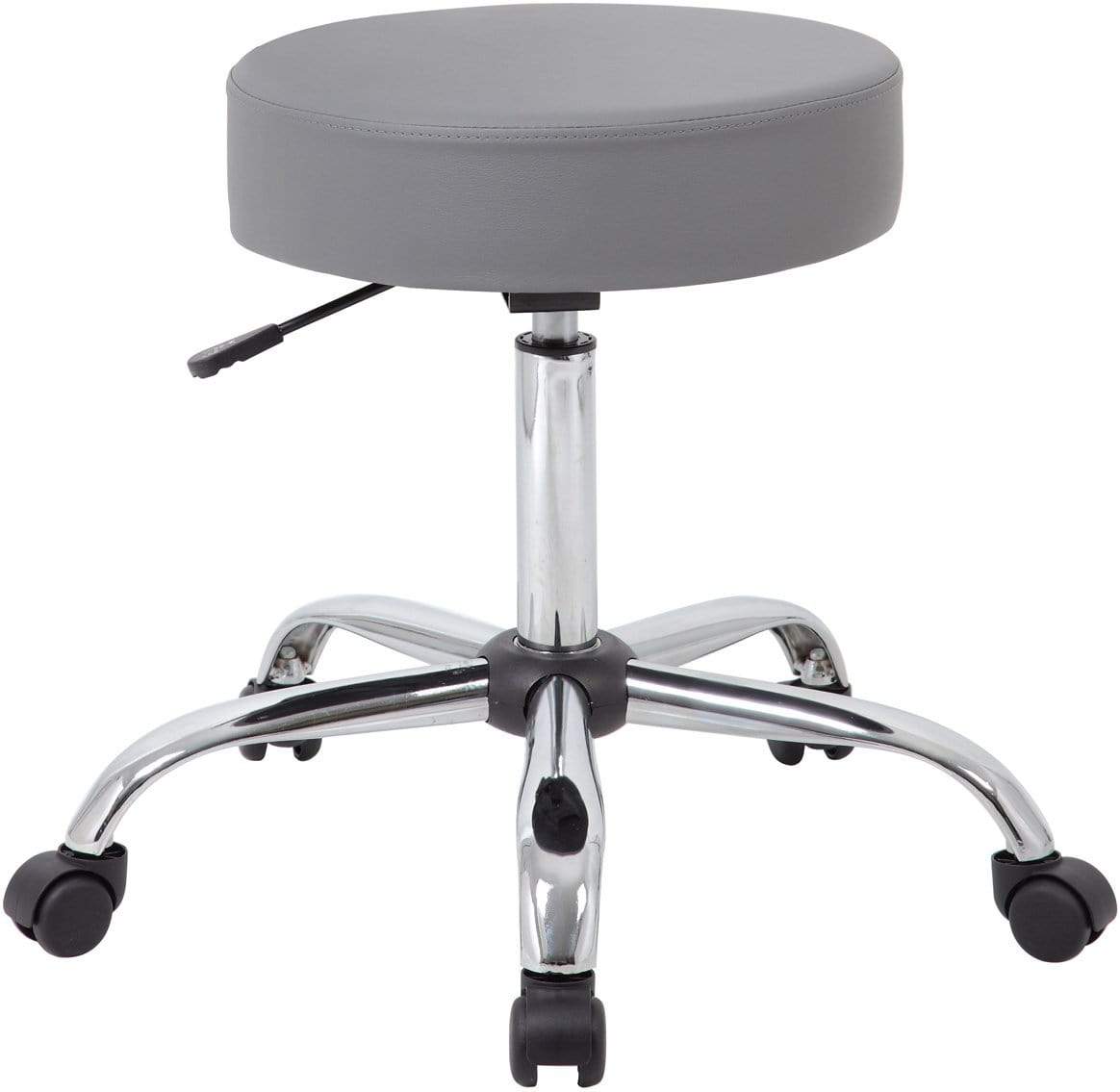 Boss Caressoft Medical Stool [B240 BG] - Adjustable Height Rolling Stool for Doctors, Dentists & Clinics - Ergonomic Office Chair with Wheels for Healthcare Professionals