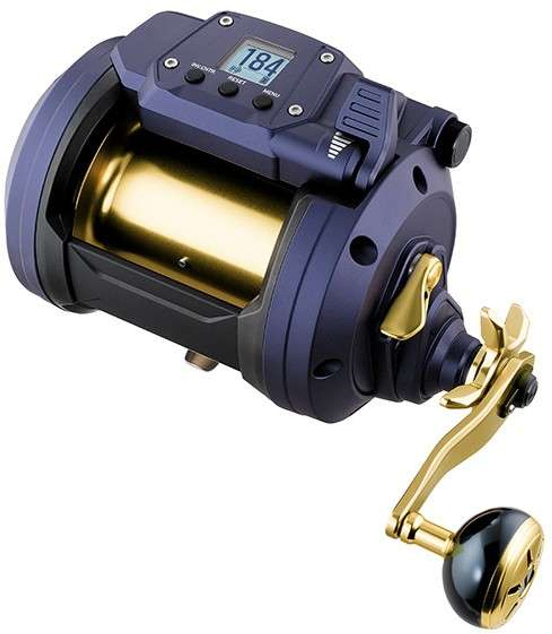 Daiwa Seapower 1200 Power Assist Electric Fishing Reel - 5 Ball Bearings, 2.1:1 Gear Ratio - Perfect for Deep Sea Fishing & Offshore Angling