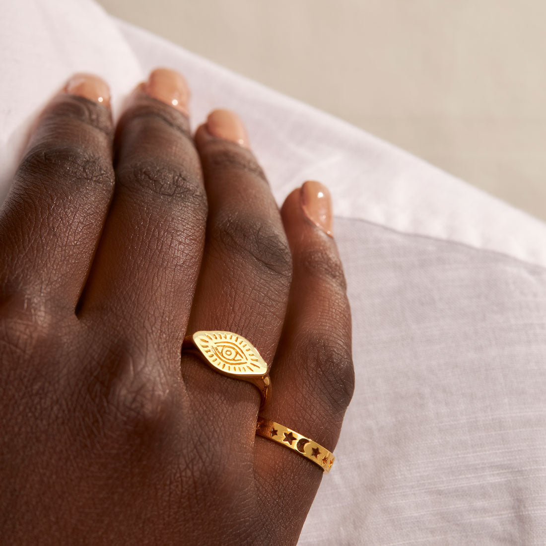 Star Phase Ring Gold - Elegant Celestial Jewelry for Women | Perfect for Gifts, Parties & Special Occasions