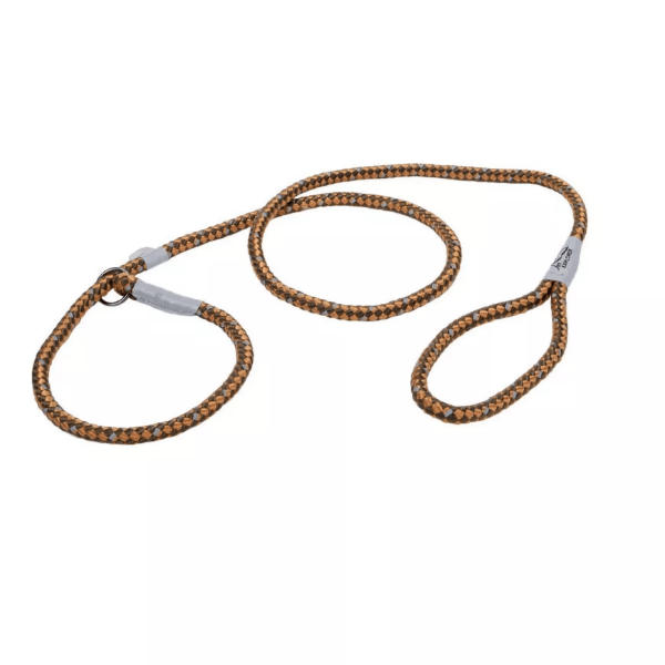 K9 Explorer Reflective Braided Rope Slip Dog Leash - Strong Durable Training Lead for Medium & Large Dogs - Perfect for Night Walks, Jogging & Outdoor Adventures