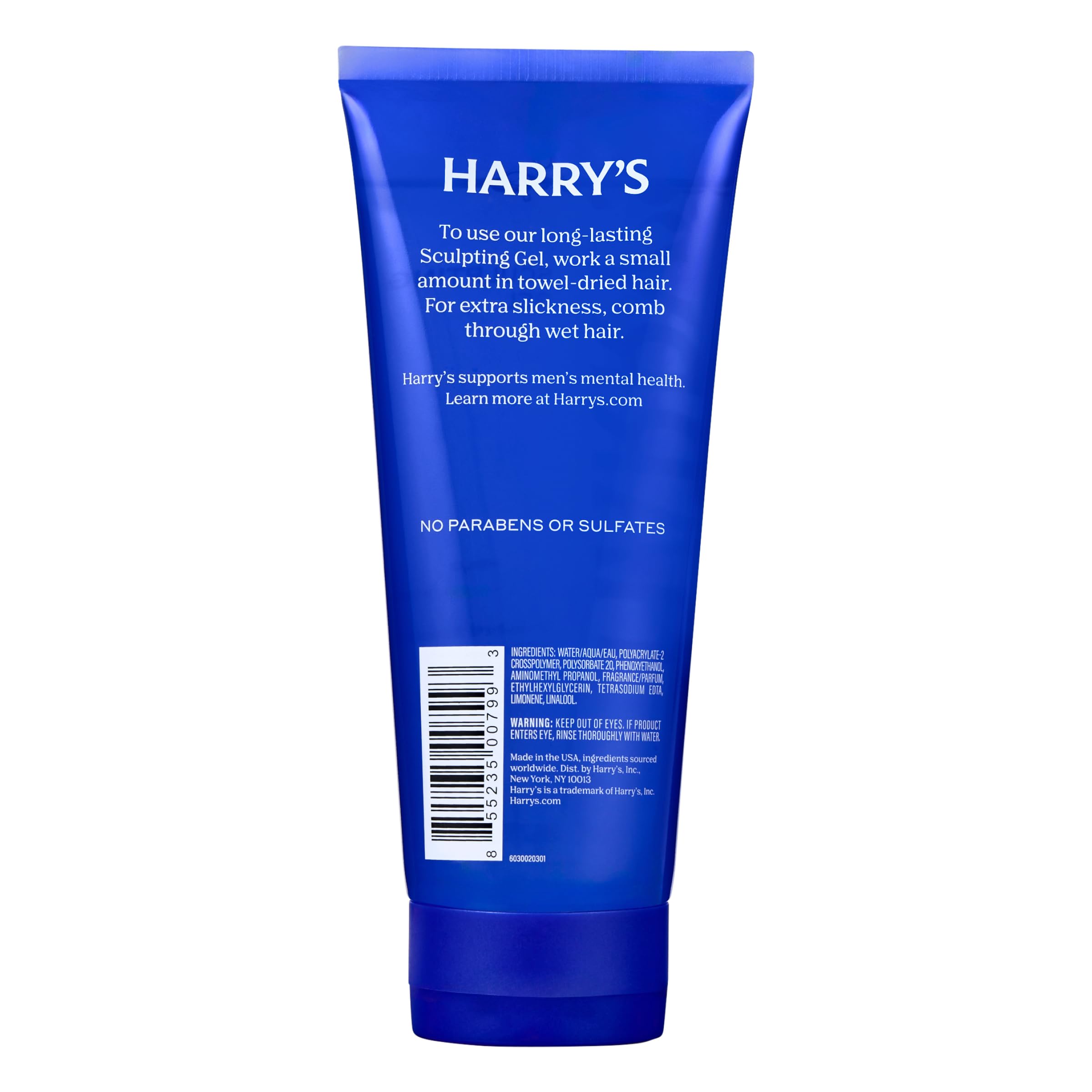 Harry's Hair Gel for Men - Strong Hold Styling Gel with Shine Finish, 6.7 Fl Oz (3 Pack) - Perfect for Professional Look, Special Occasions & Everyday Styling