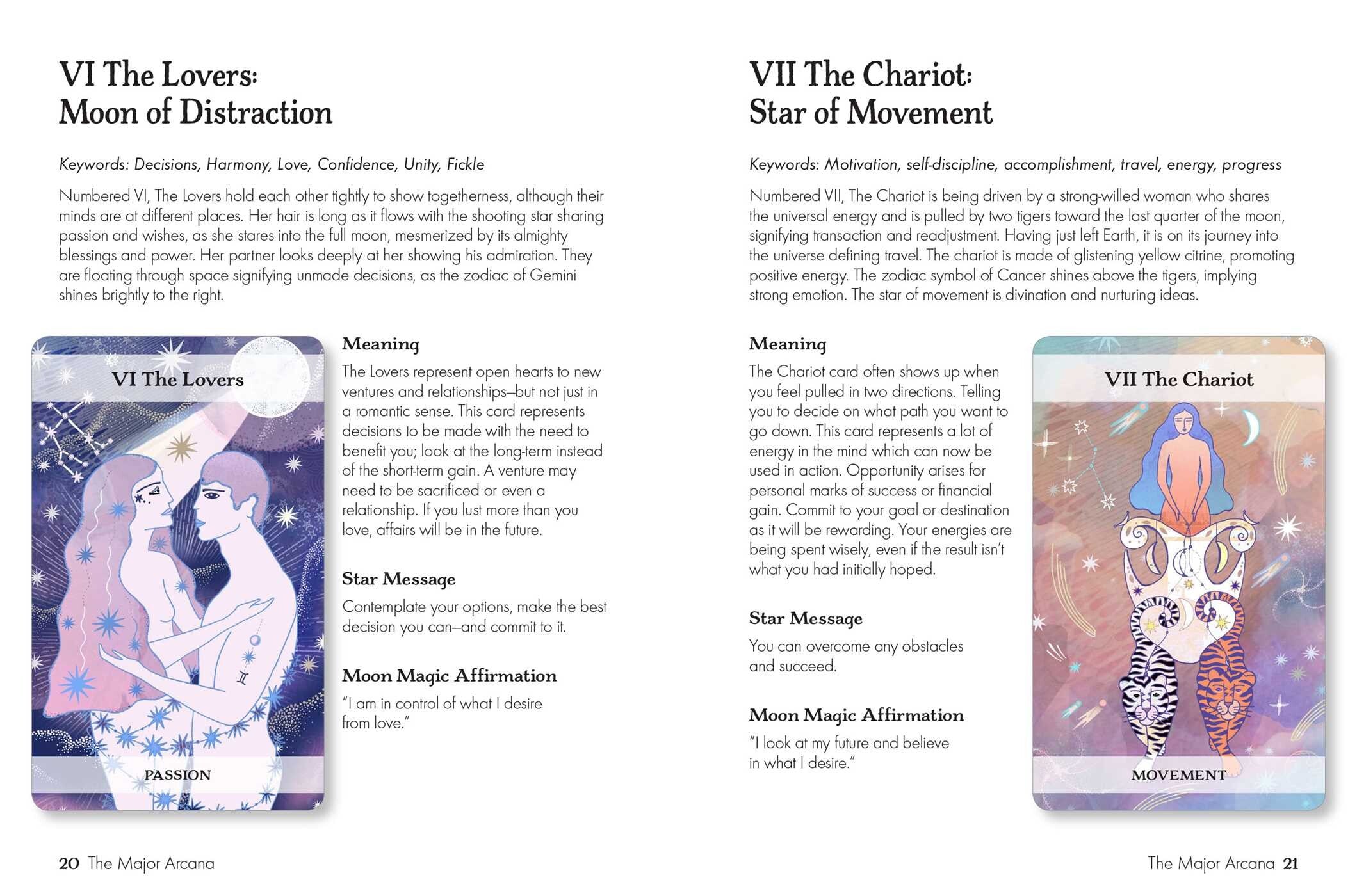 Moon & Stars Tarot Deck - 78-Card Mystical Divination Set with Guidebook | Perfect for Beginners & Professional Readers | Use for Personal Growth, Spiritual Guidance & Party Entertainment
