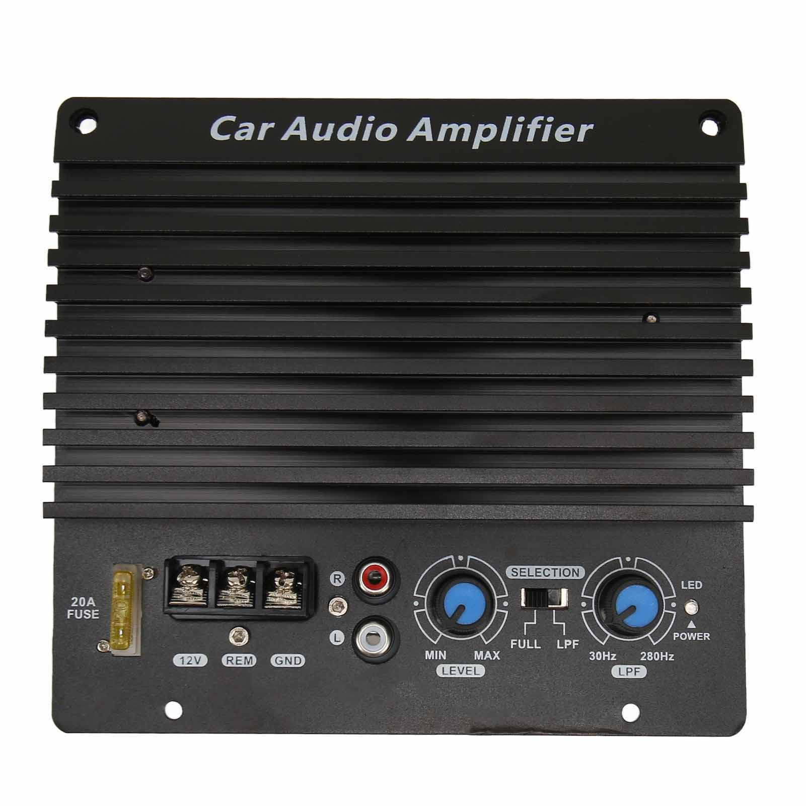 Flexman 300W 12V High Power Car Amplifier Box for 8-12 Inch Bass Speakers - Upgrade Your Car Audio System for Powerful Sound on Road Trips & Daily Commutes