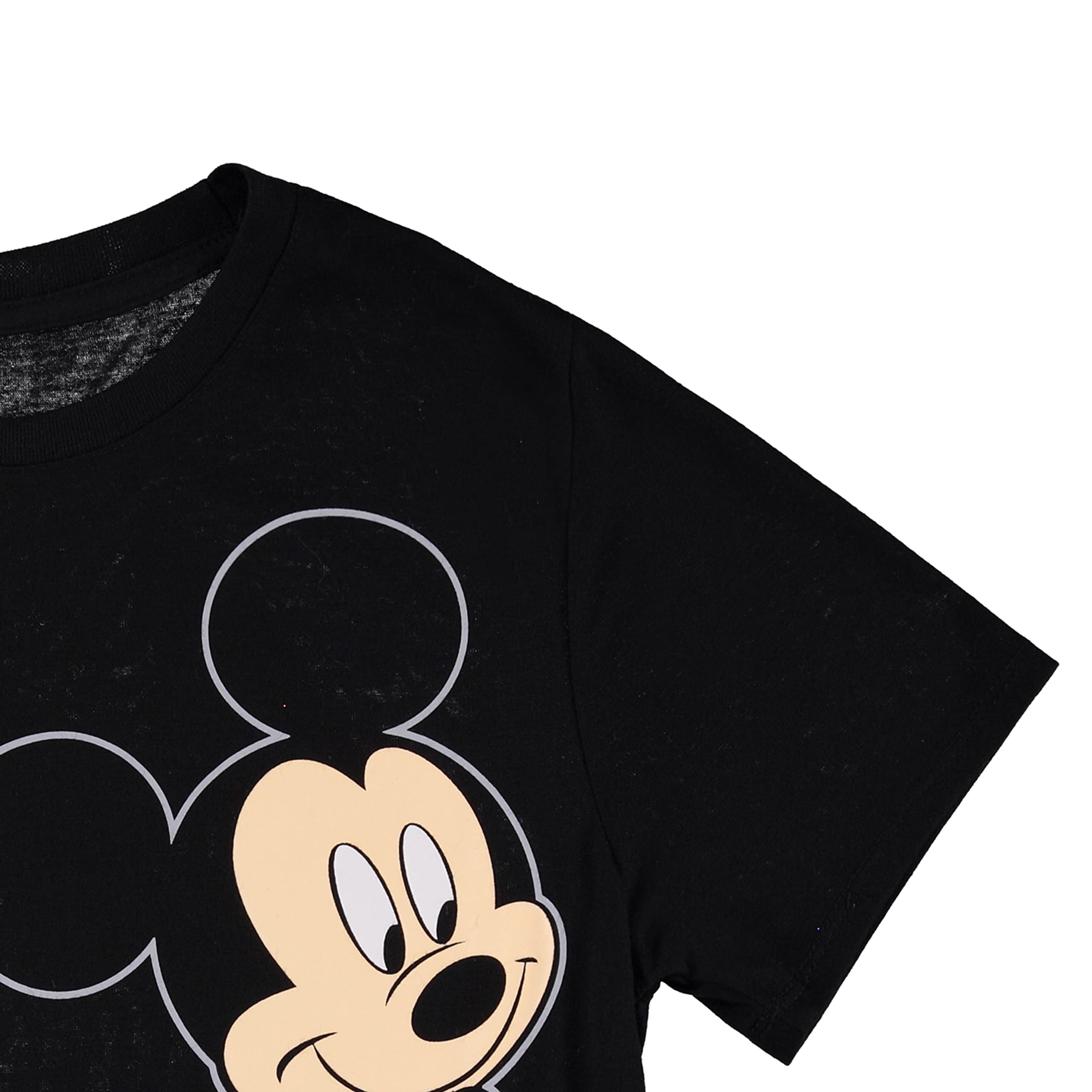 Disney Women's Mickey & Minnie Mouse Graphic T-Shirt - Fashion Short Sleeve Hi-Lo Hem Tee for Casual Wear, Disneyland Trips, and Themed Parties