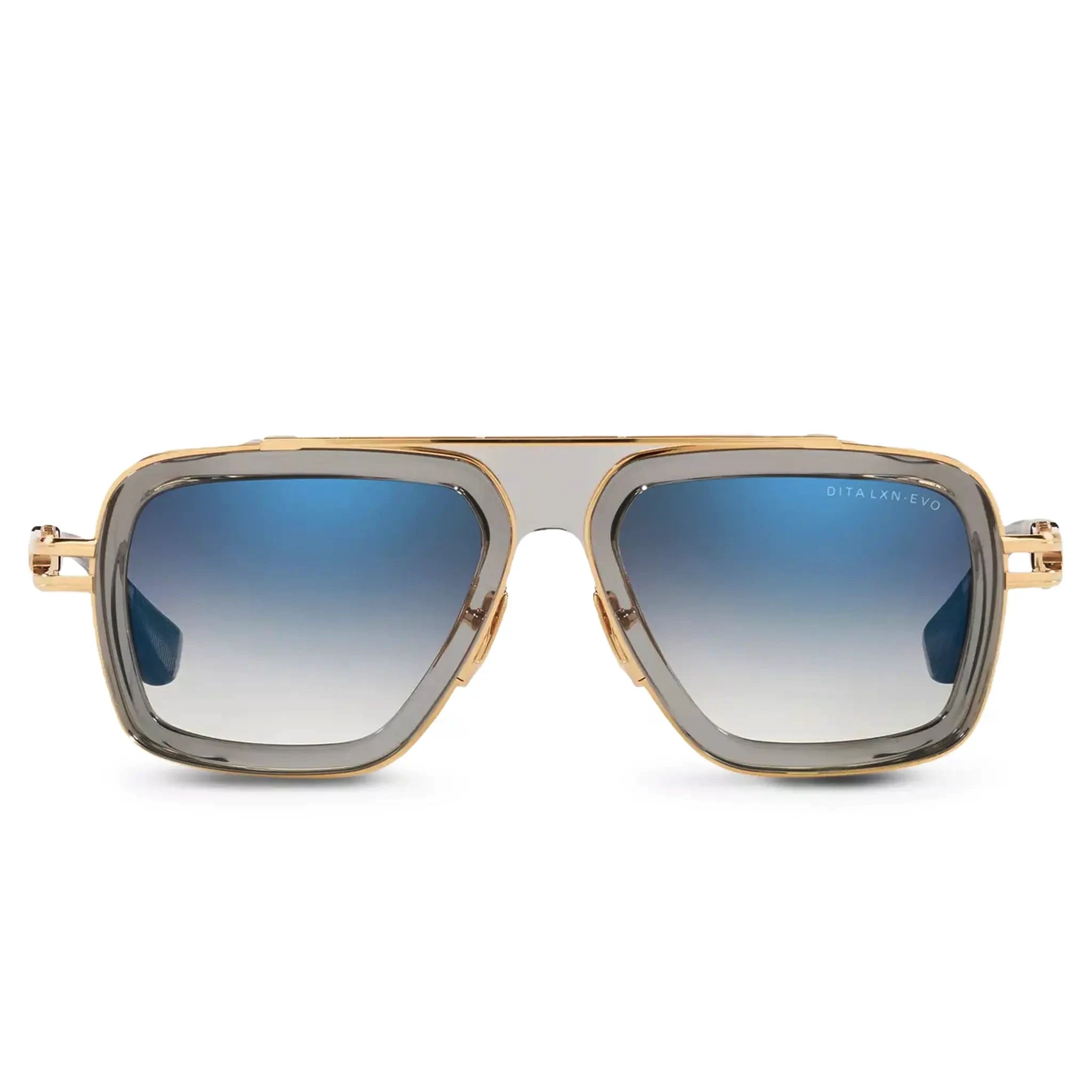 Dita LXN EVO DTS403 A 02 Crystal Grey White Gold Sunglasses - Luxury Designer Shades for Men & Women - Perfect for Outdoor Activities, Travel & Fashion