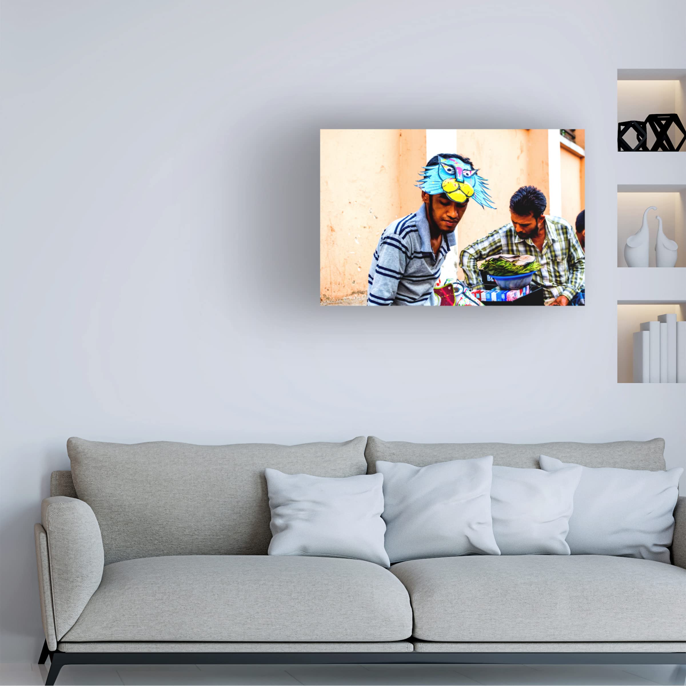 Festive Canvas Wall Art by Amit Paul - Handmade Modern Home Decor for Living Room, Bedroom & Office - Perfect Gift for Holidays & Special Occasions