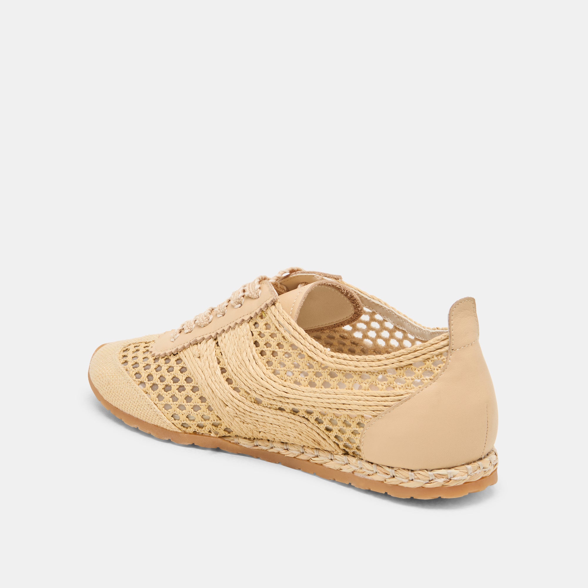 DREAM SNEAKERS LT Natural Woven Raffia Women's Casual Shoes - Lightweight Summer Beach Walking Sandals for Vacation & Outdoor Activities