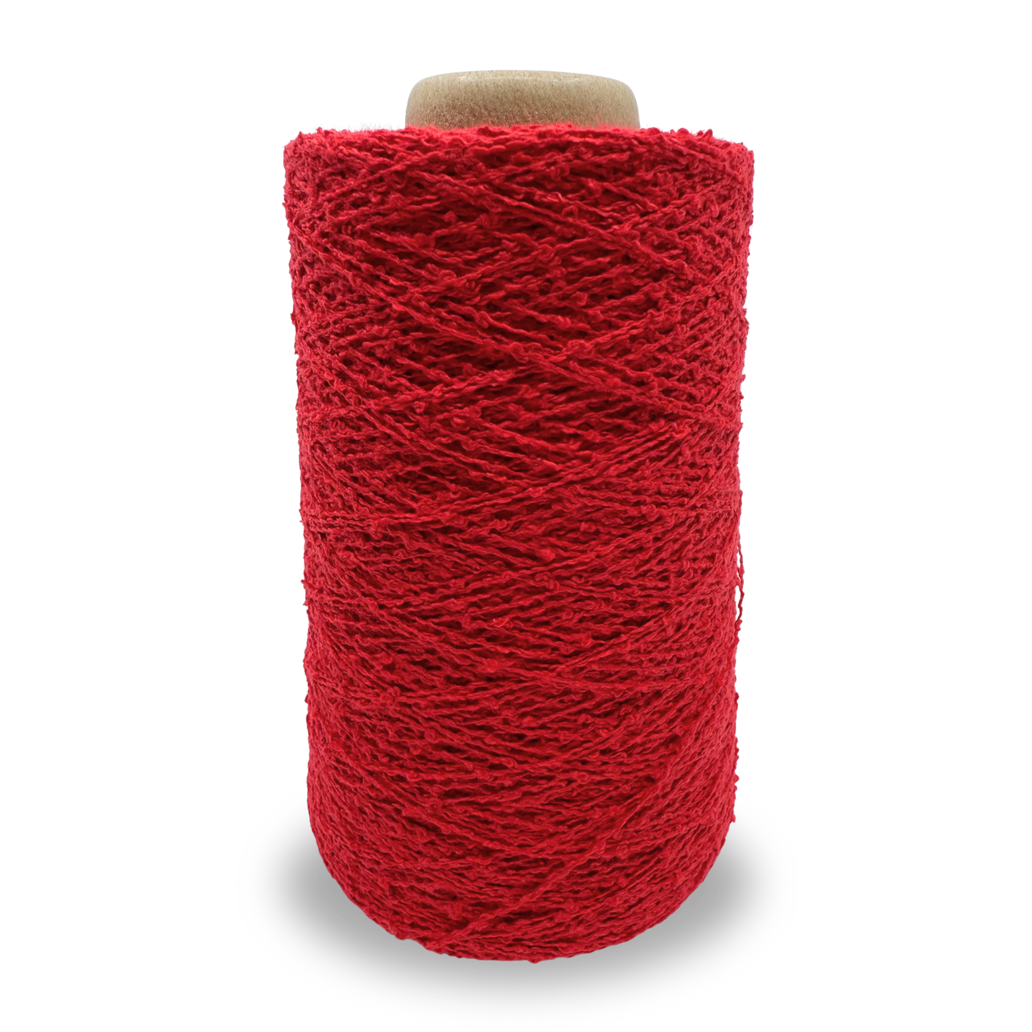 Premium Cotton Bouclé Yarn - 1lb Fingering Weight Cone for Knitting & Crocheting | Soft Handmade Yarn for Scarves, Sweaters & Baby Blankets | Natural Fiber Craft Supplies