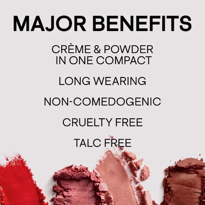 Patrick TA Major Headlines Double Take Duo Cream + Powder - Long-Lasting Blush & Highlighter Set for Day & Night Makeup | Perfect for Contouring & Glowing Skin