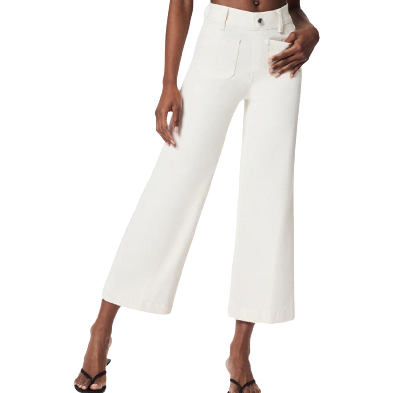 Best Wide Leg Jeans for Women - High Waisted Cropped Wide-Leg Denim Pants with Tummy Control | Comfortable & Stylish for Casual Wear, Office Outfits and Weekend Looks