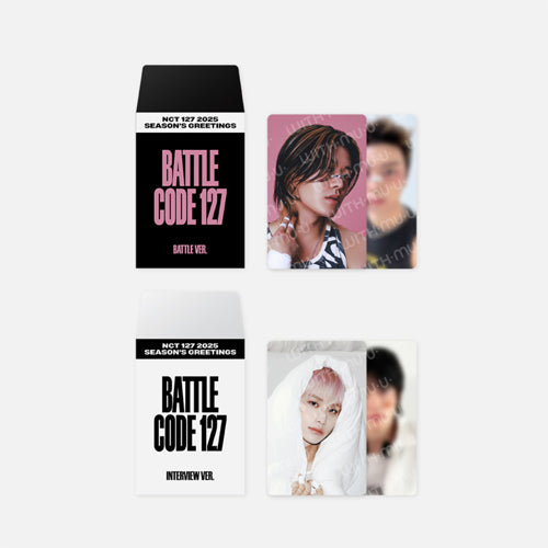 NCT 127 Official 2025 SM Artist Season's Greetings Trading Card Set - Kpop Collectible Merchandise for Fans & Gift Ideas | Perfect for Album Display, Fan Meetings, and Kpop Collections