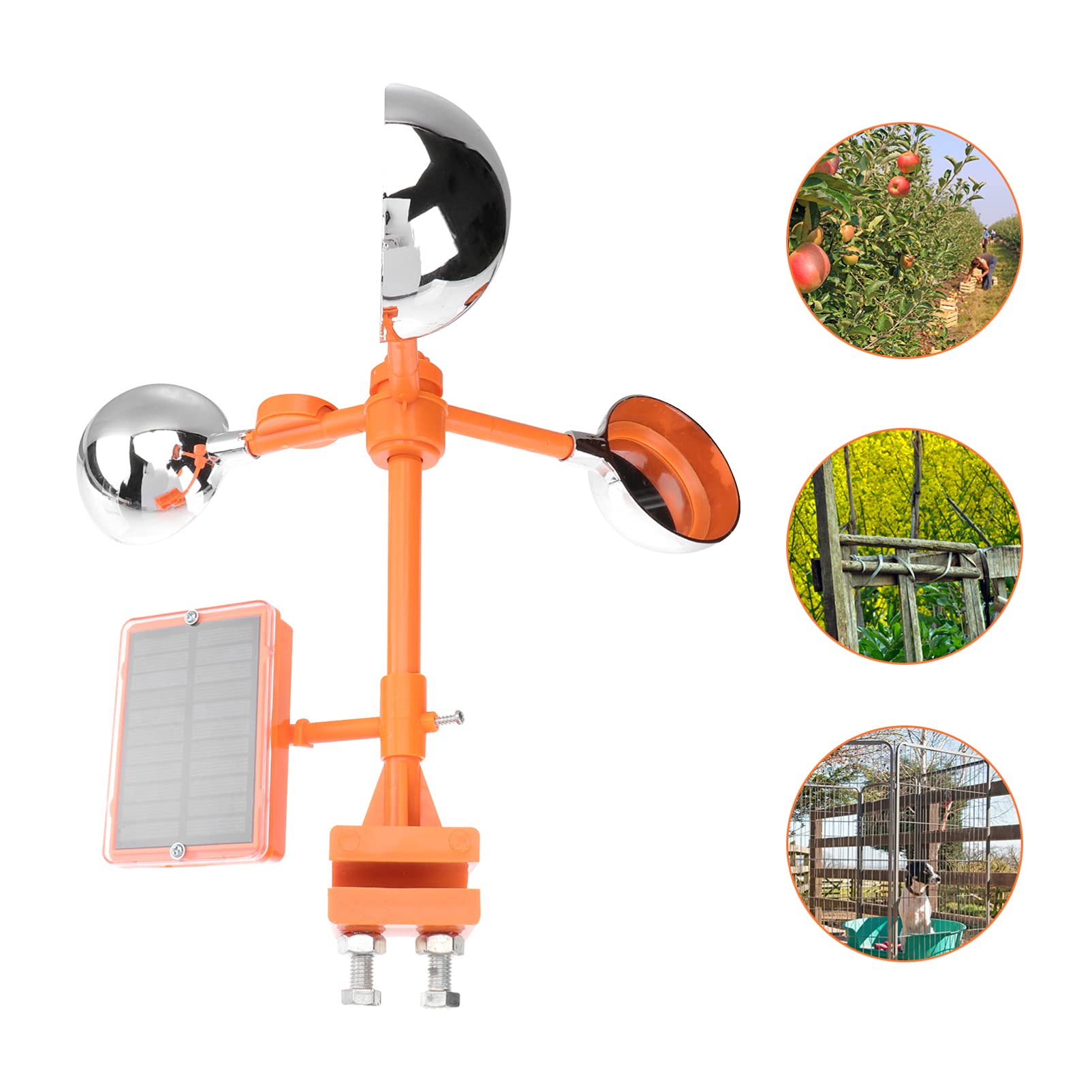 Solar Bird Deterrent Spinners - Garden & Farm Pest Control