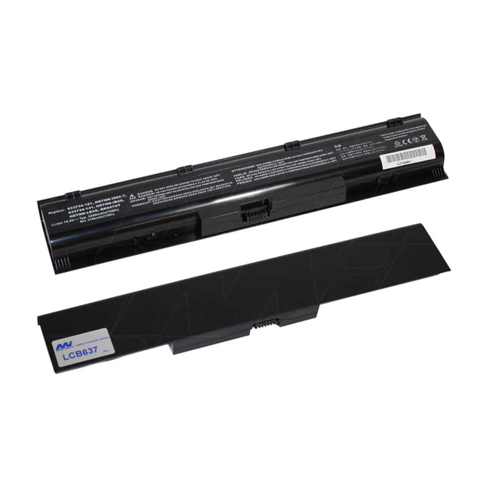 14.4V 75Wh 5200mAh Li-Ion Laptop Battery Replacement for HP Pavilion, Envy, ProBook - Long-Lasting Power for Work, Travel & Home Office Use
